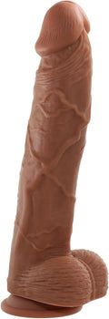 12 inch Dual Silicone Curved Dildo with Suction Cup E2027