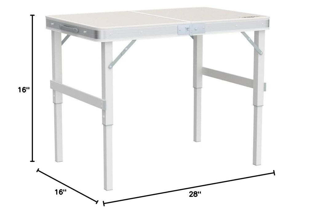 3FT Adjustable Height Aluminum Folding Camping Table Q76929