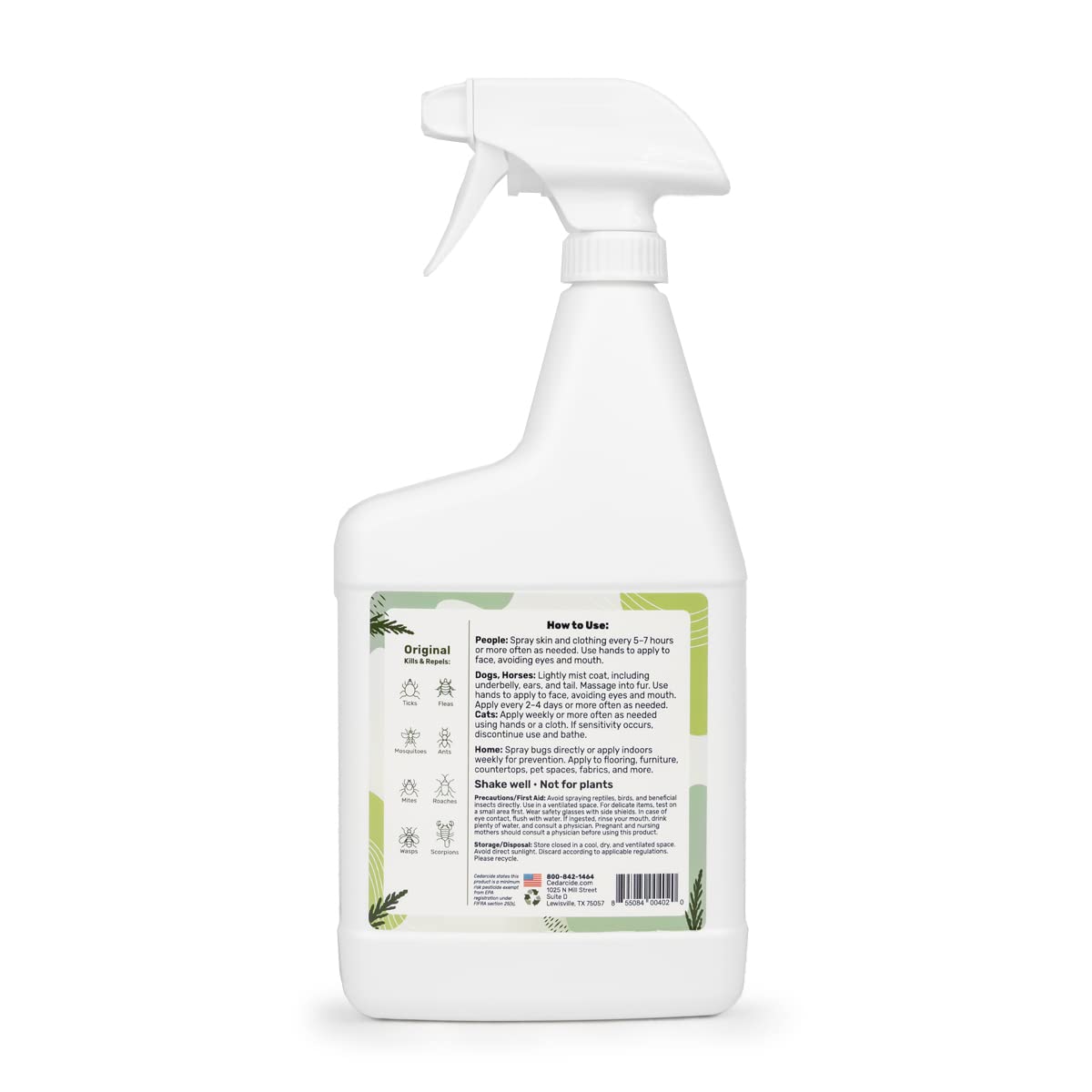 Cedar Oil Bug Spray 32oz Q838799