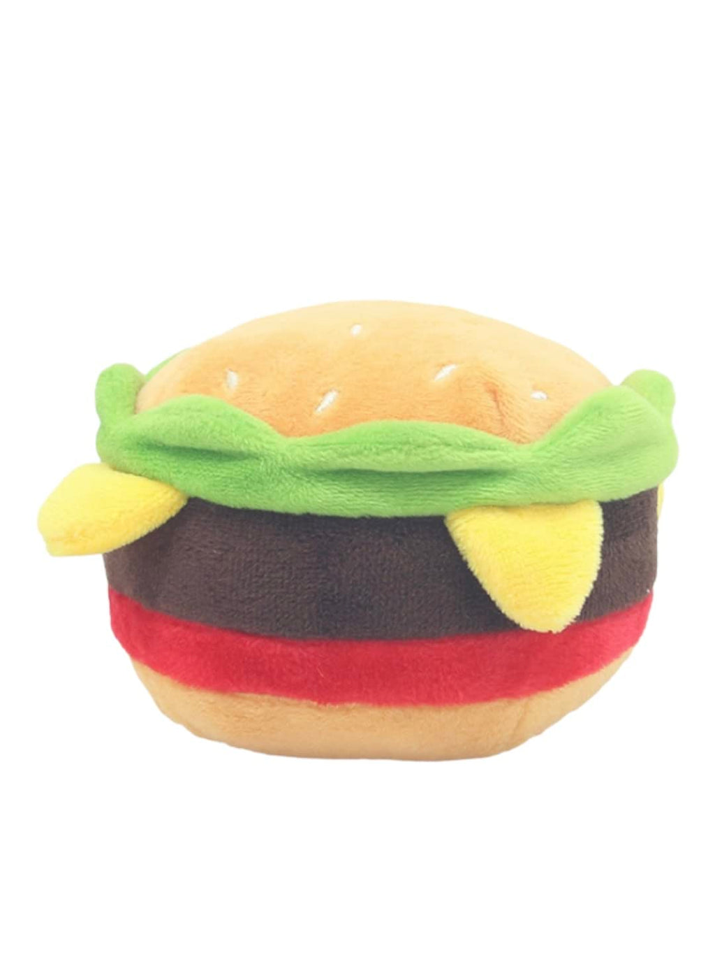 Hamburger Dog Toy with Squeaker I166