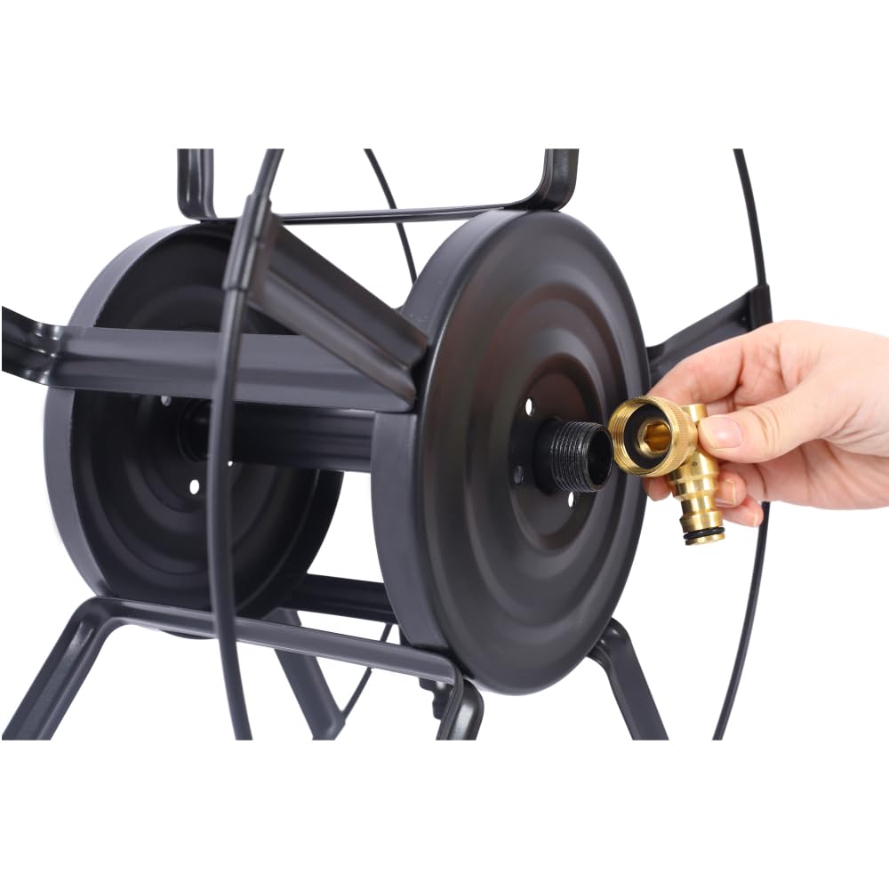 Retractable Wall Mount Hose Reel with 180° Swivel S27667