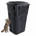 32-Gallon Heavy-Duty Wheeled Trash Can with Click-Lock Lid S1264