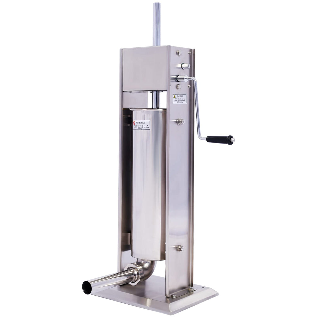 Stainless Steel 15LB Dual Speed Vertical Manual Sausage Stuffer H64433