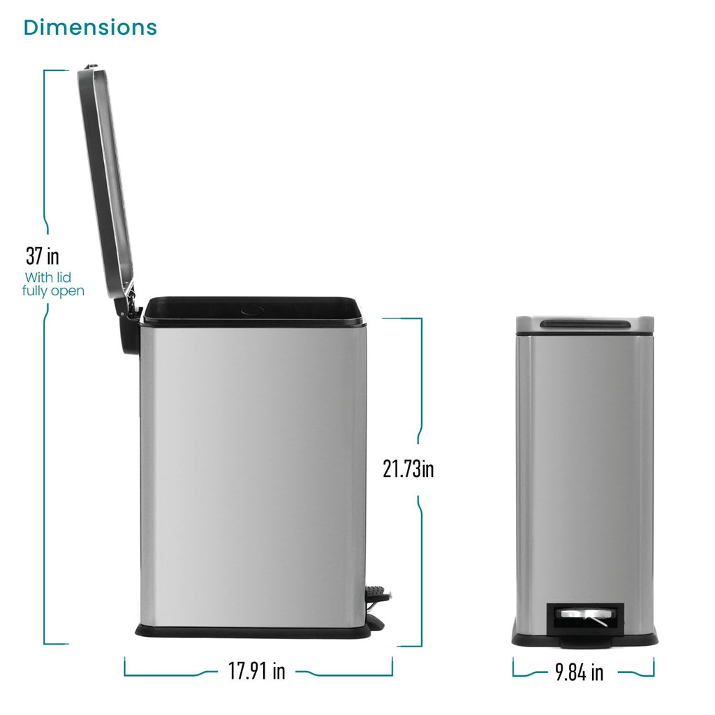 8 Gallon Kitchen Trash Can W438550