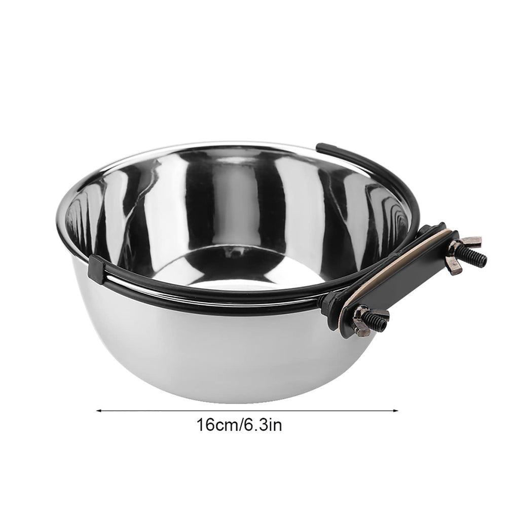Stainless Steel Hanging Food Water Bowl Feeder Q6010