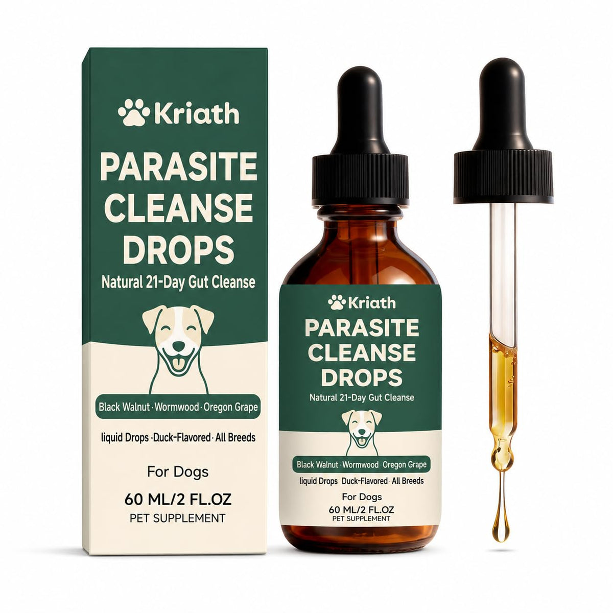 Black Walnut & Wormwood Herbal Drops 60 mL / 2 Fl Oz M826441