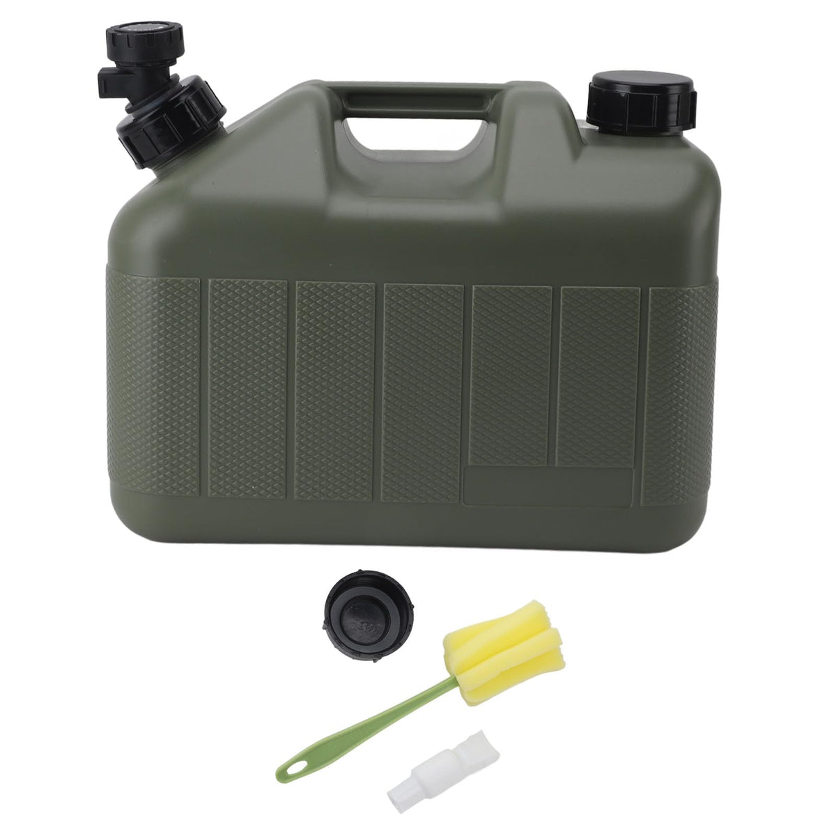 10L Green Portable Water Container with Faucet C1482