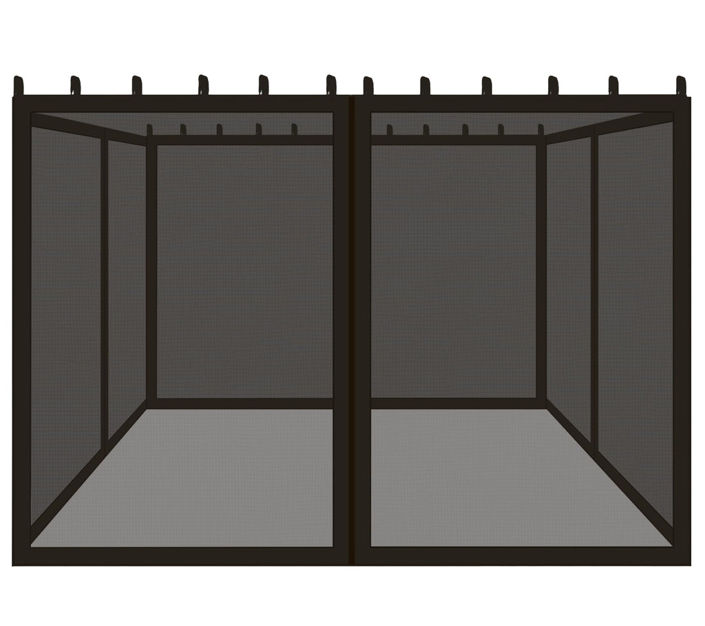 Black 10x10 FT Mosquito Netting Replacement P466