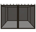Black 10x10 FT Mosquito Netting Replacement P466