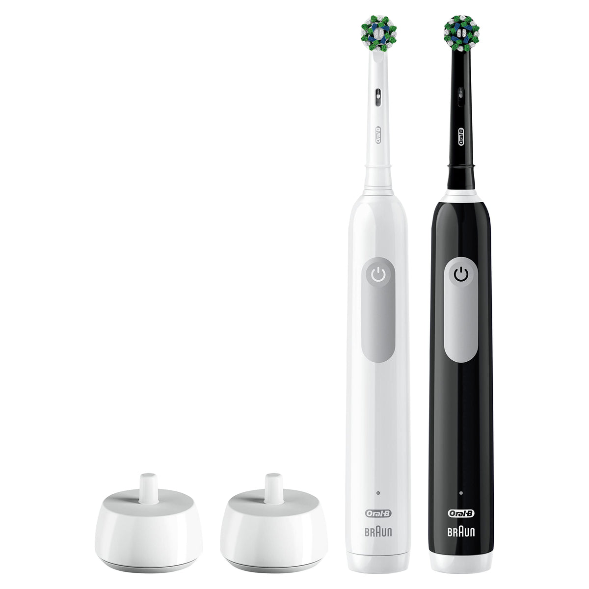 Black and White 2 Count Electric Toothbrush Y5177