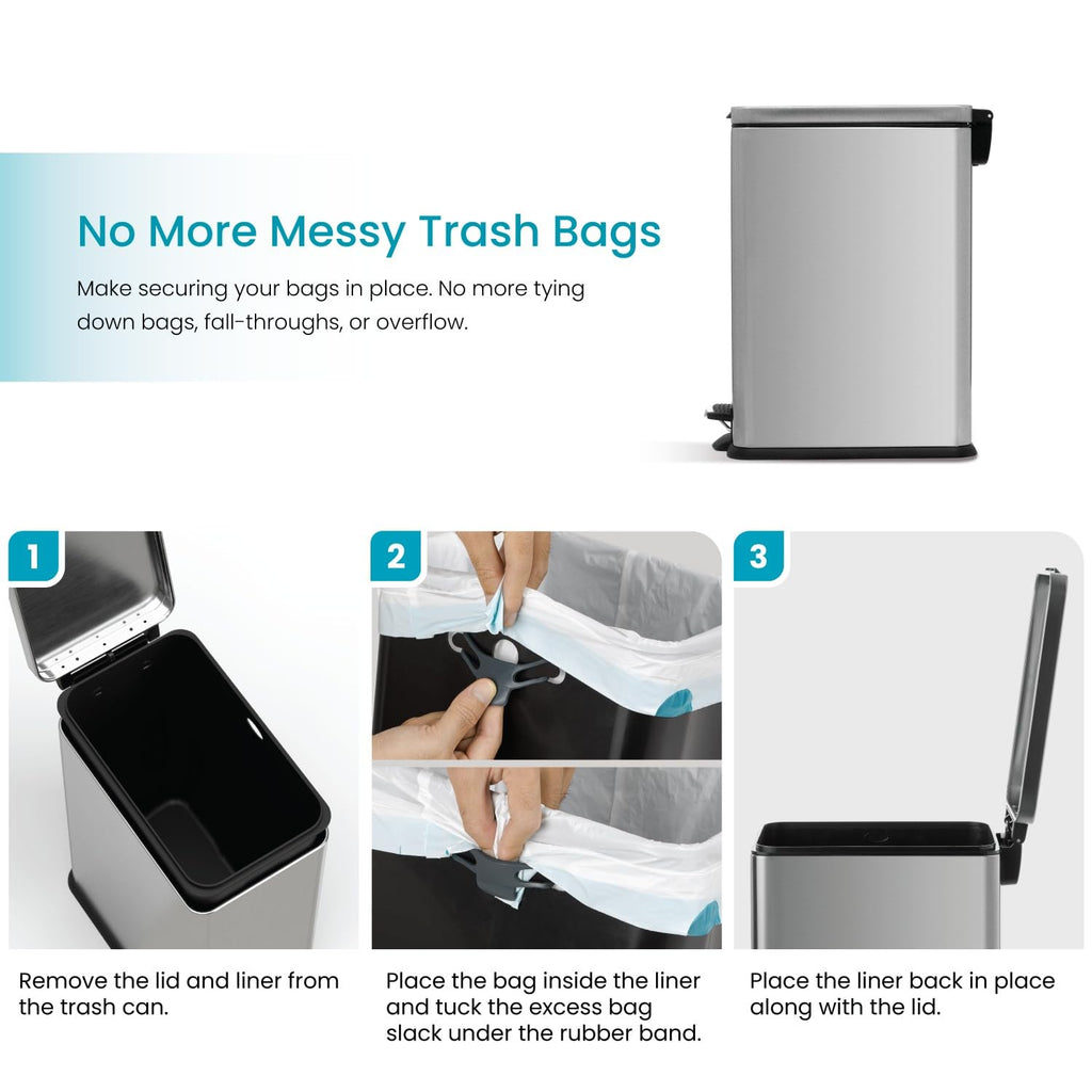 8 Gallon Kitchen Trash Can W438550