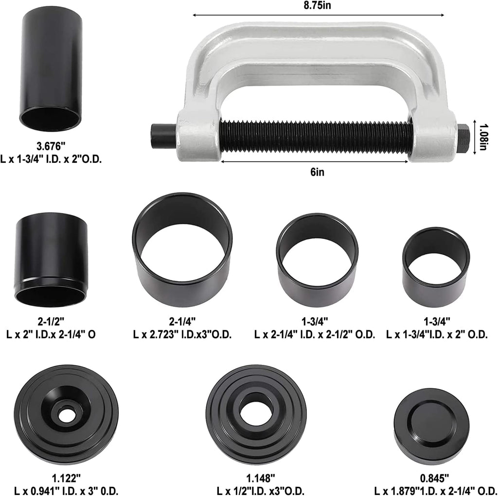 Heavy Duty Ball Joint Press Tool Kit W3334
