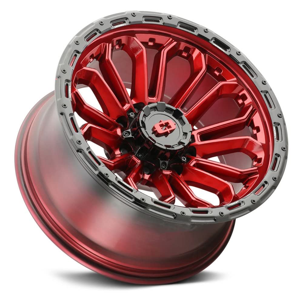 20x10 8x170 Red Wheel Rim X5904