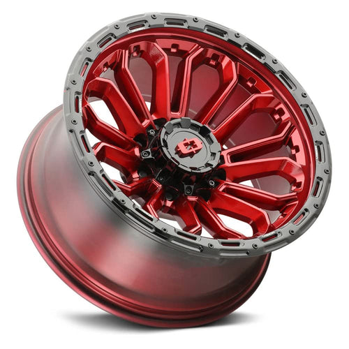 20x10 8x170 Red Wheel Rim X5904