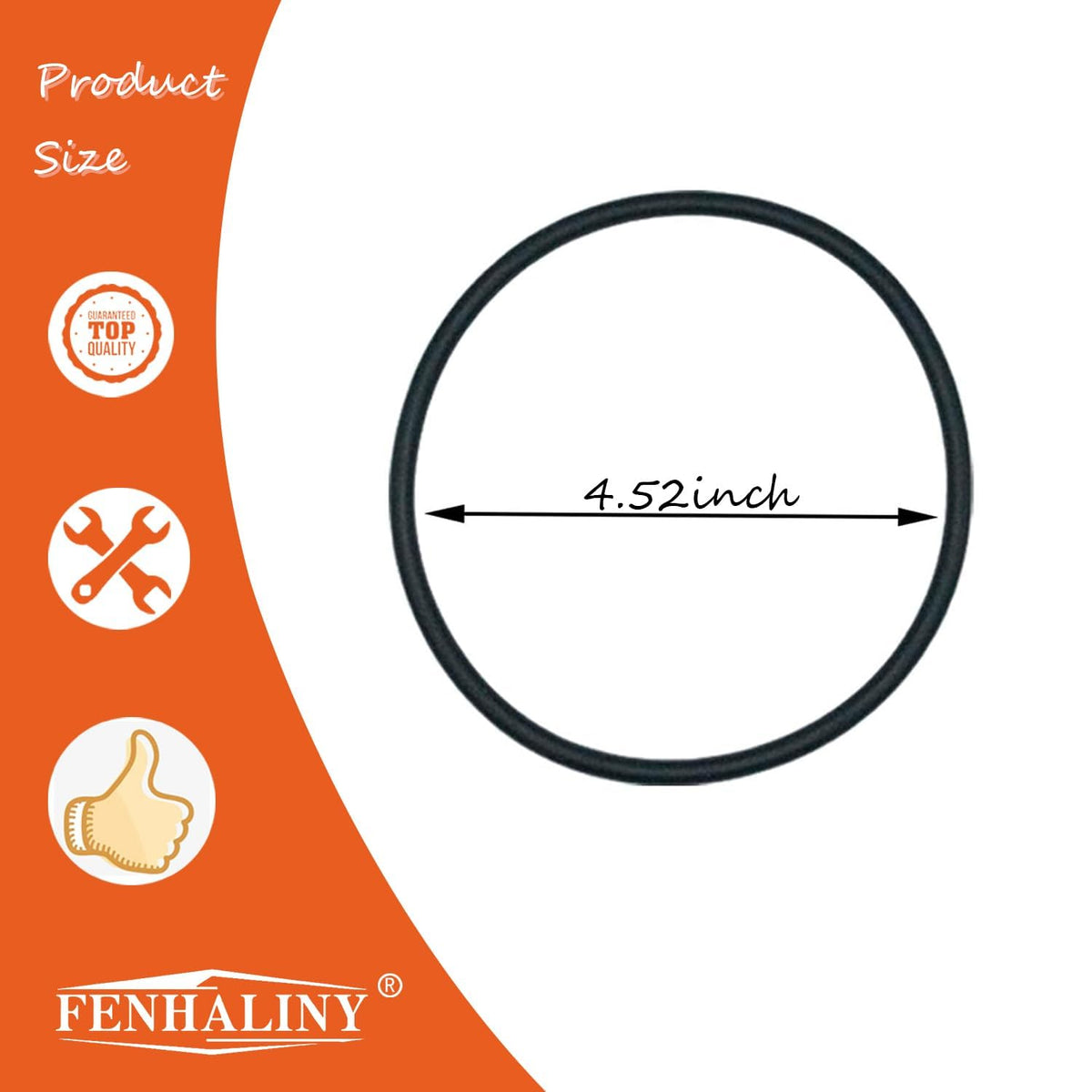 Black Rubber O-Rings 4 Pack X745360