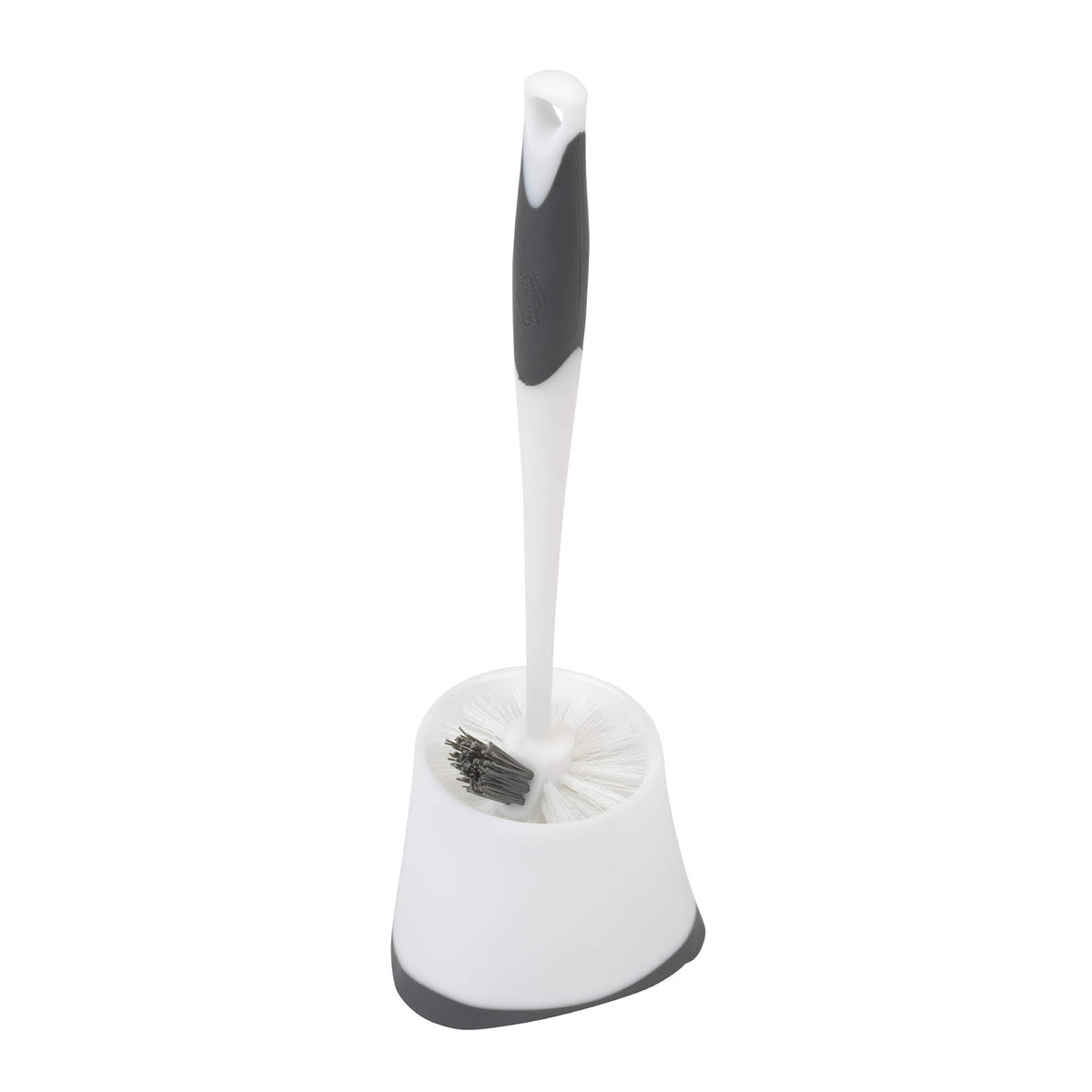 White Toilet Bowl Brush with Storage Caddy Q405