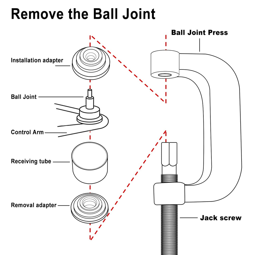 Heavy Duty Ball Joint Press Tool Kit W3334