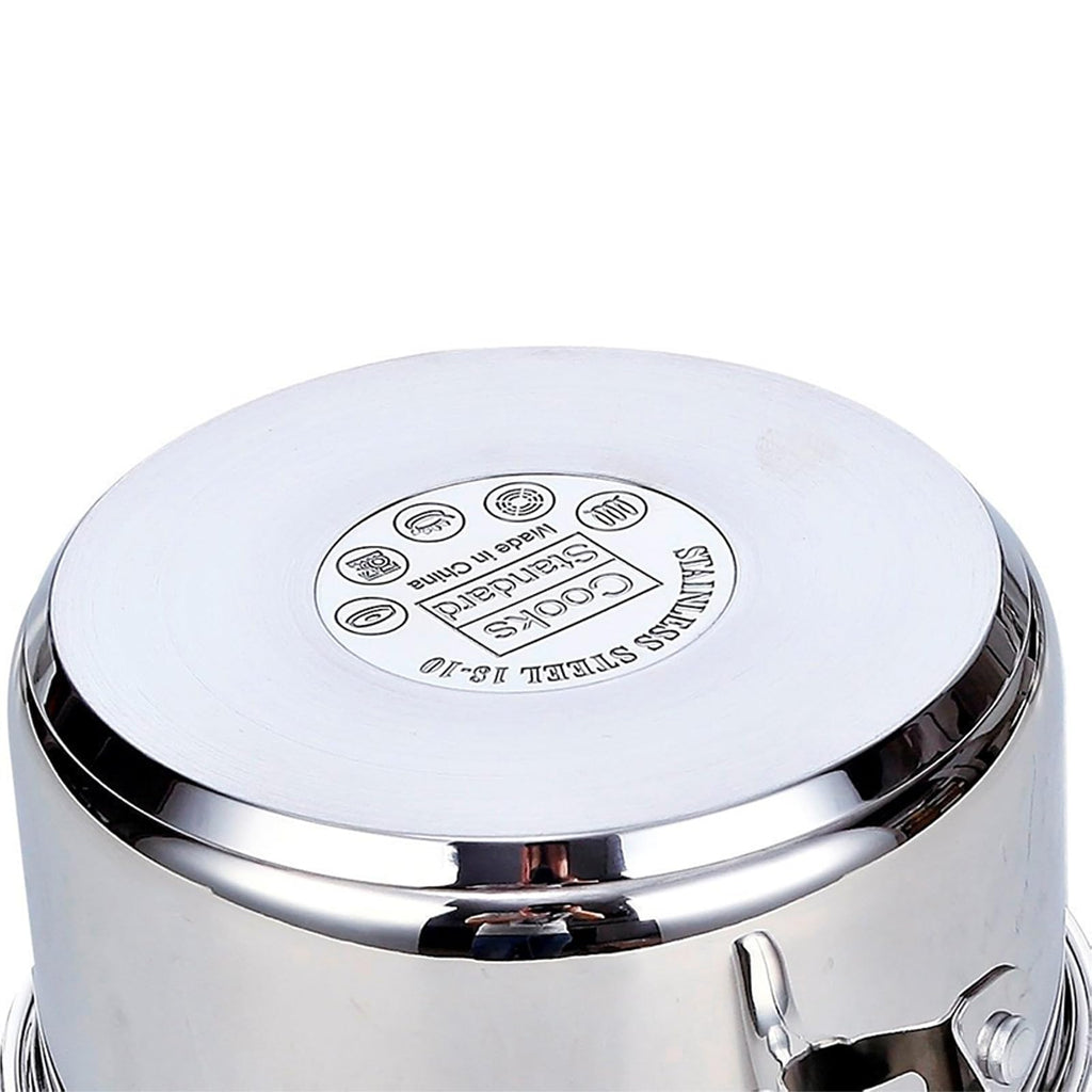 7 Quart Stainless Steel Stock Pot with Lid Q43402