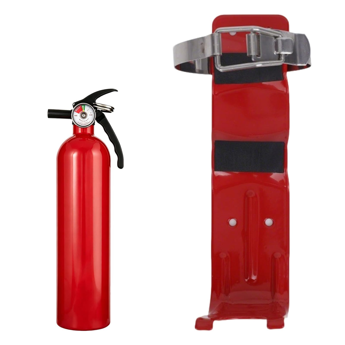 Fire Extinguisher Bracket Quick Release Anti-Vibration Mount Holder G59862