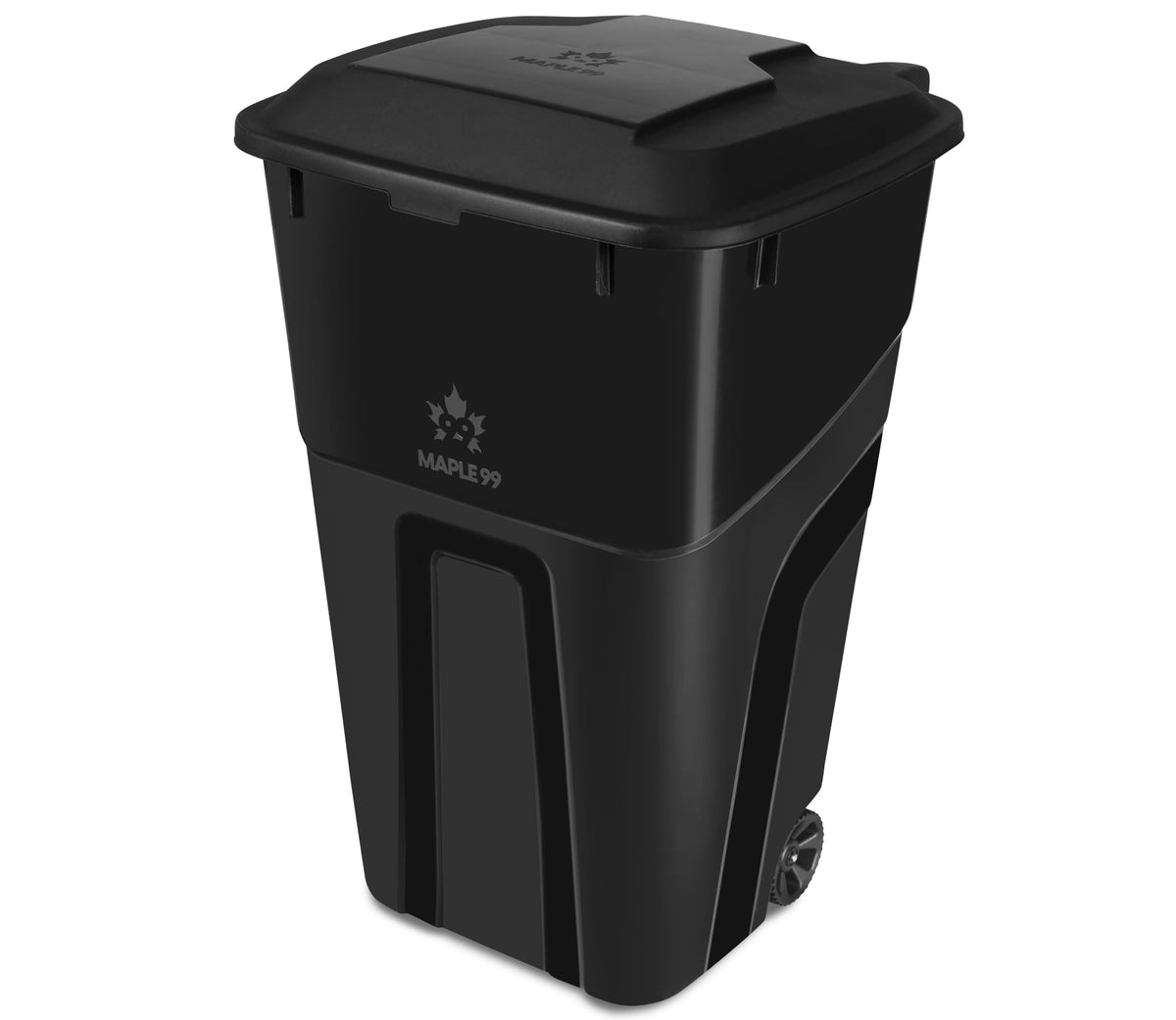 32 Gallon Wheeled Outdoor Garbage Can with Lid T7213