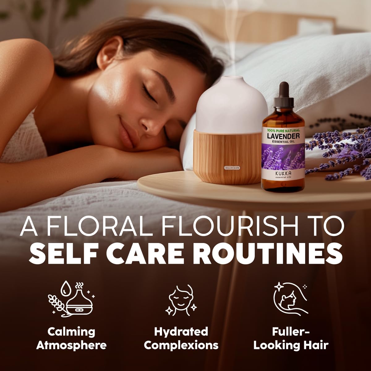 Lavender & Eucalyptus Essential Oil Set 2x4 fl oz X5931