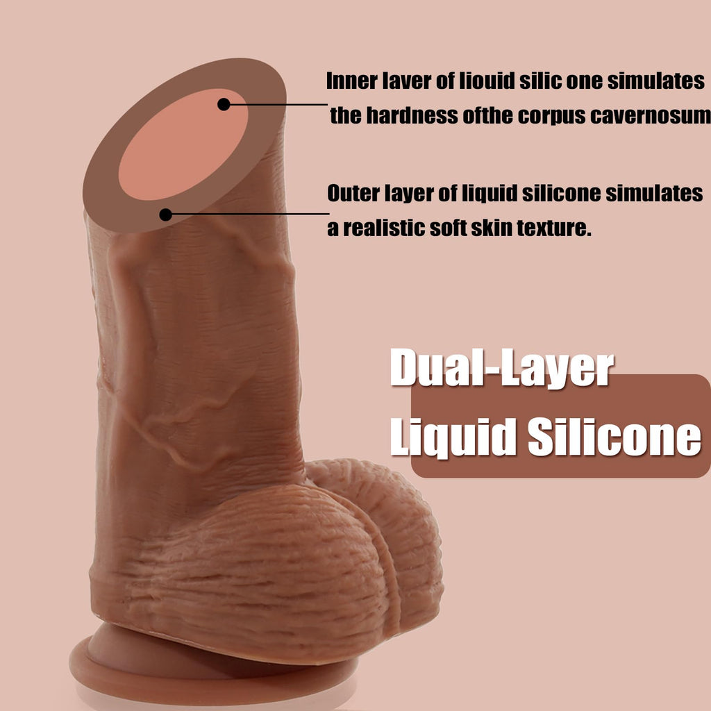 12 inch Dual Silicone Curved Dildo with Suction Cup E2027