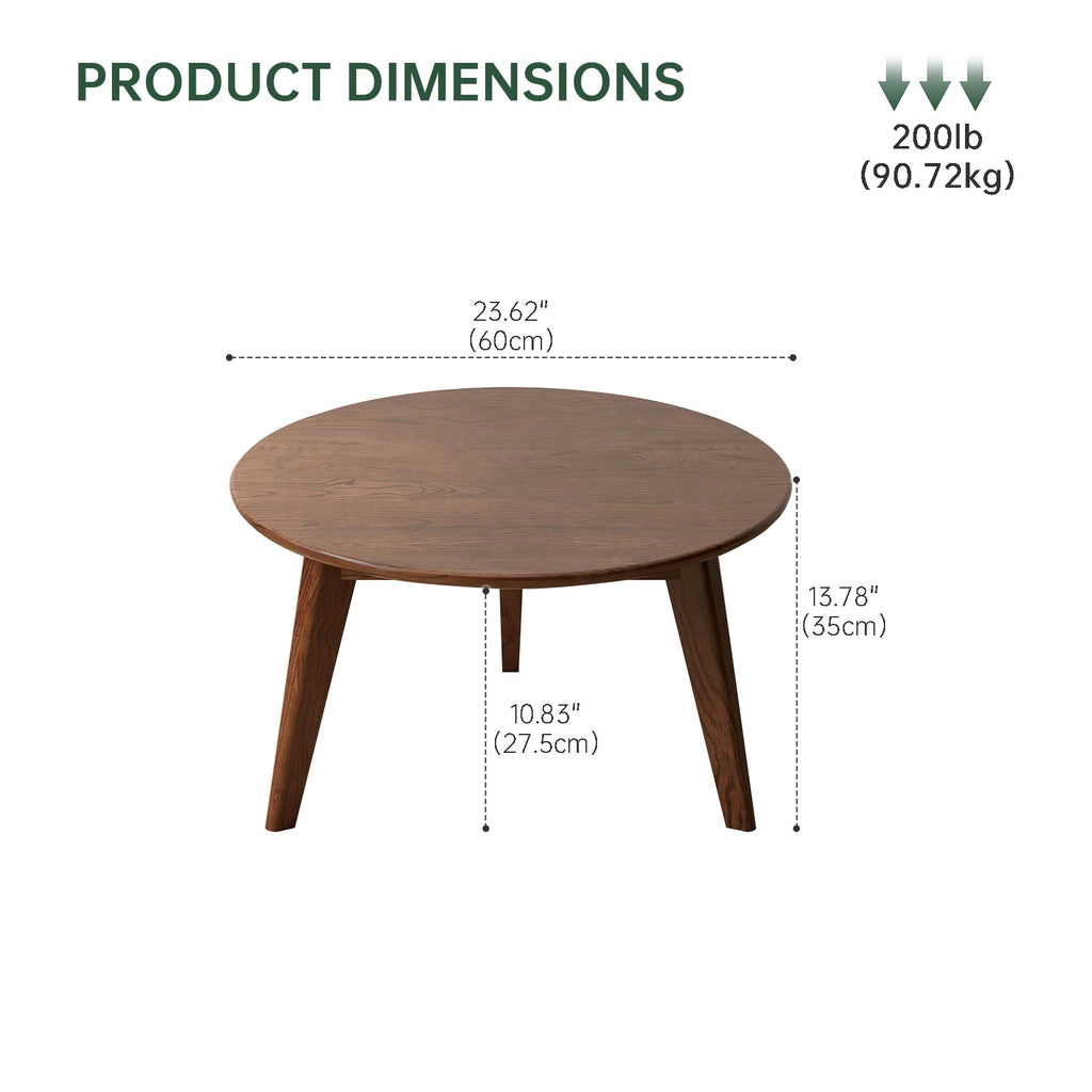 Solid Wood Round Coffee Table G215