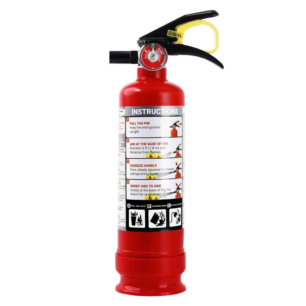 2.5 lb ABC Dry Chemical Fire Extinguishers 1-Pack J642714