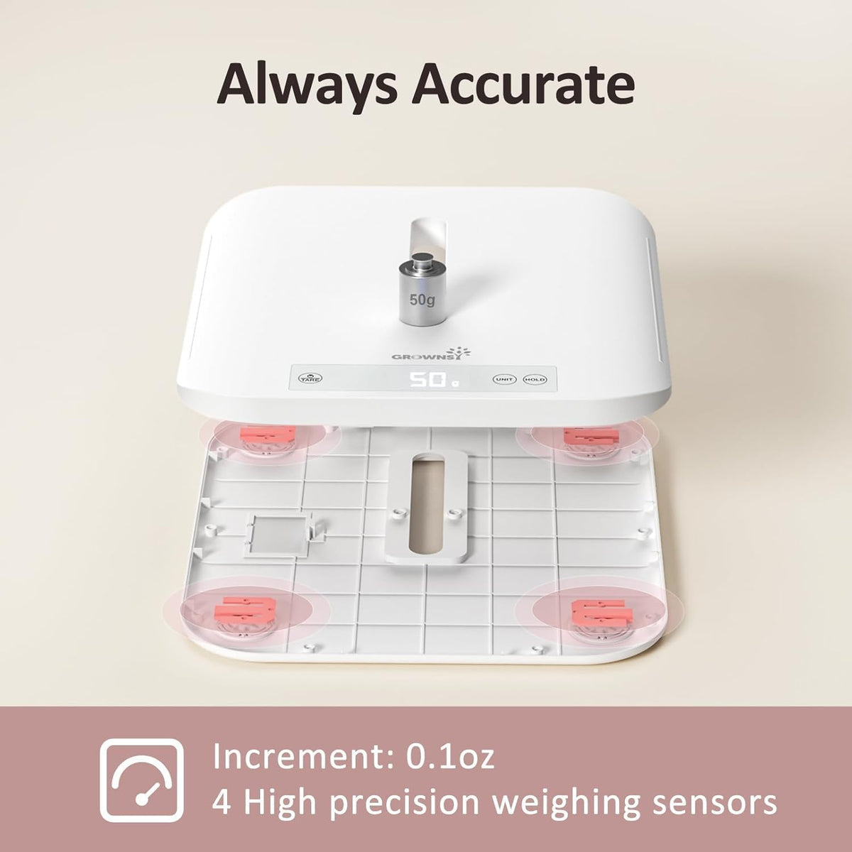 White Digital Baby Scale & Pet Scale F355