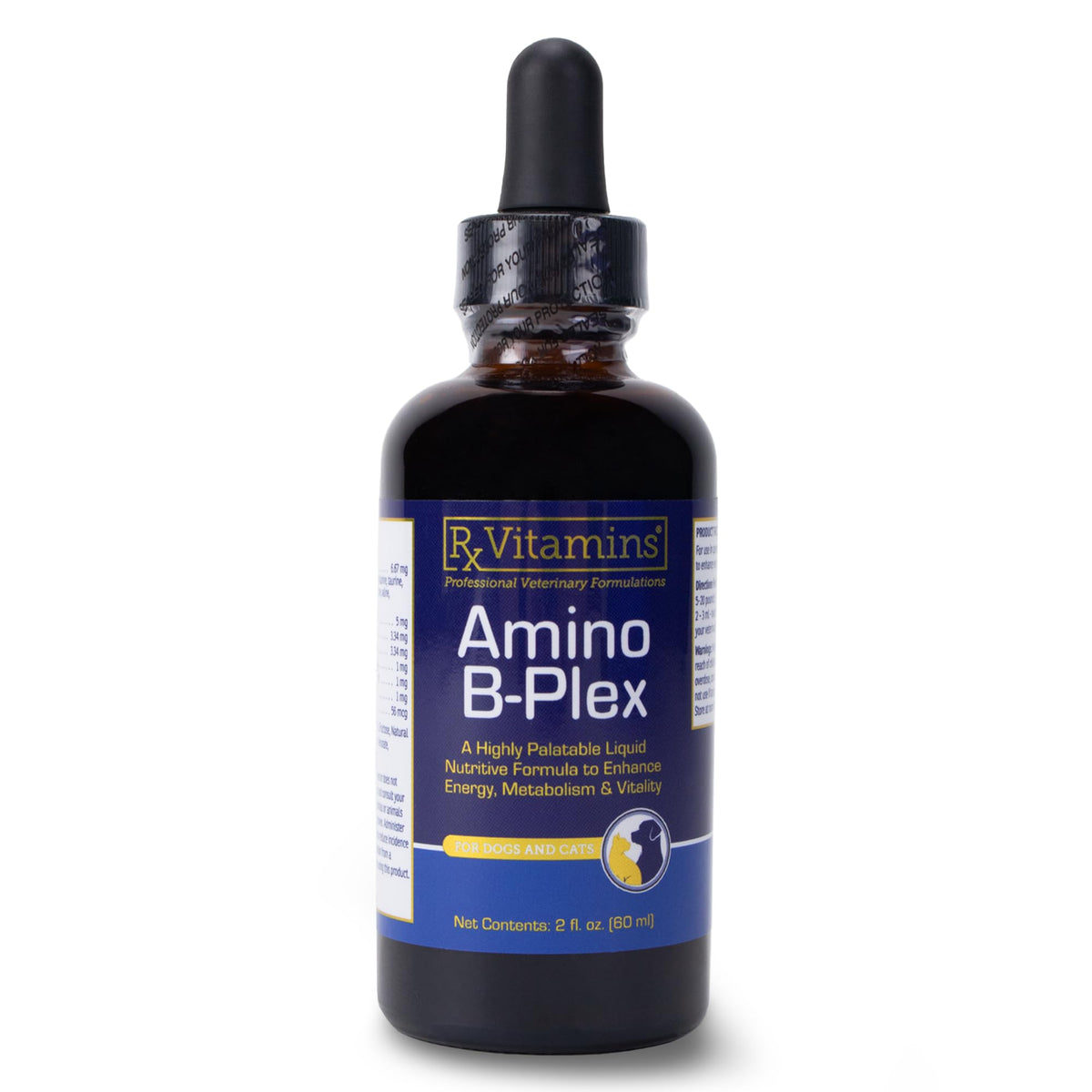Liquid Pet Supplement with Vitamin B Complex & Iron 2 fl oz D3907