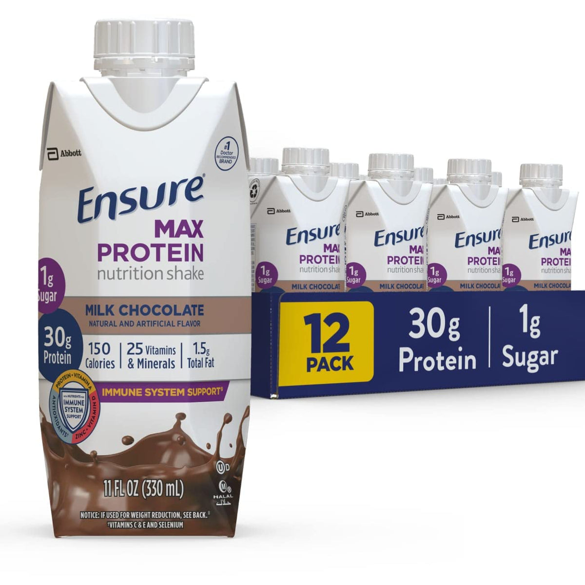 30g Protein Chocolate Nutrition Shake 11 Fl Oz (Pack of 12) C632