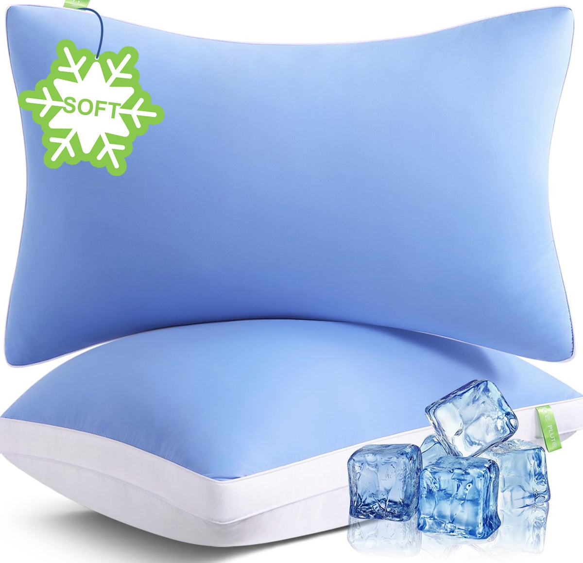 King Size Set of 2 Down Alternative Bed Pillows S4306