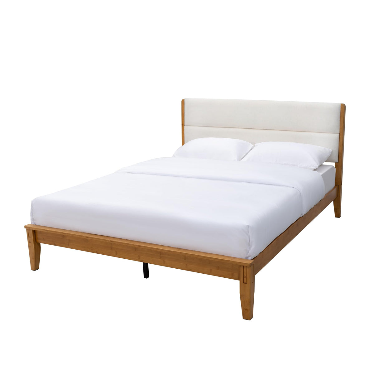 Solid Bamboo Queen Size Bed Frame with Headboard Z794