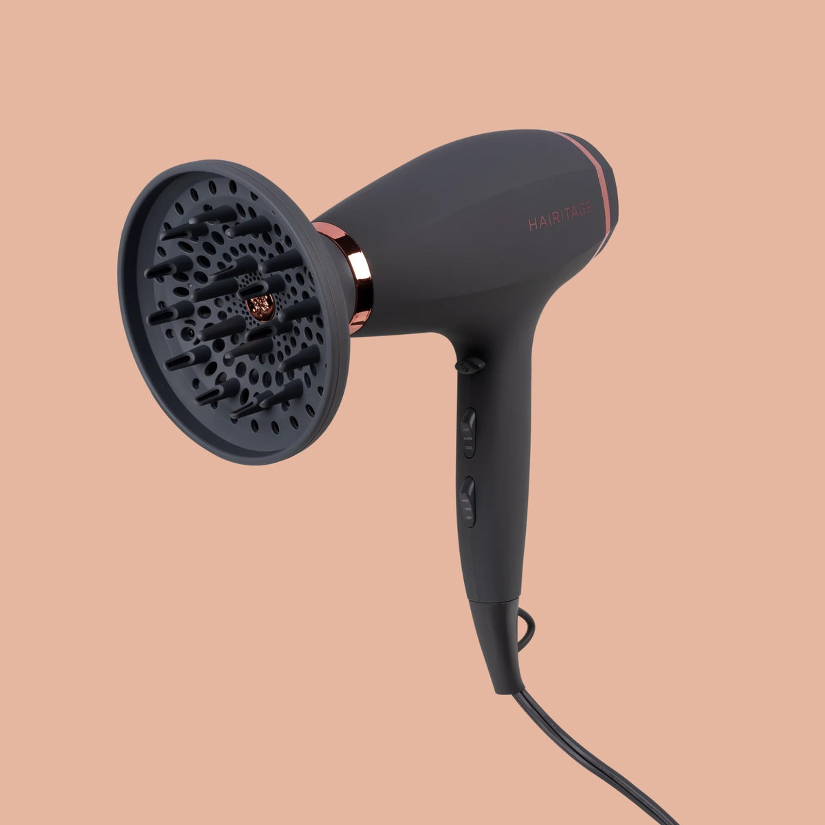 Ionic Hair Blow Dryer & Diffuser 1875 Watts 3 Heat Settings T5346