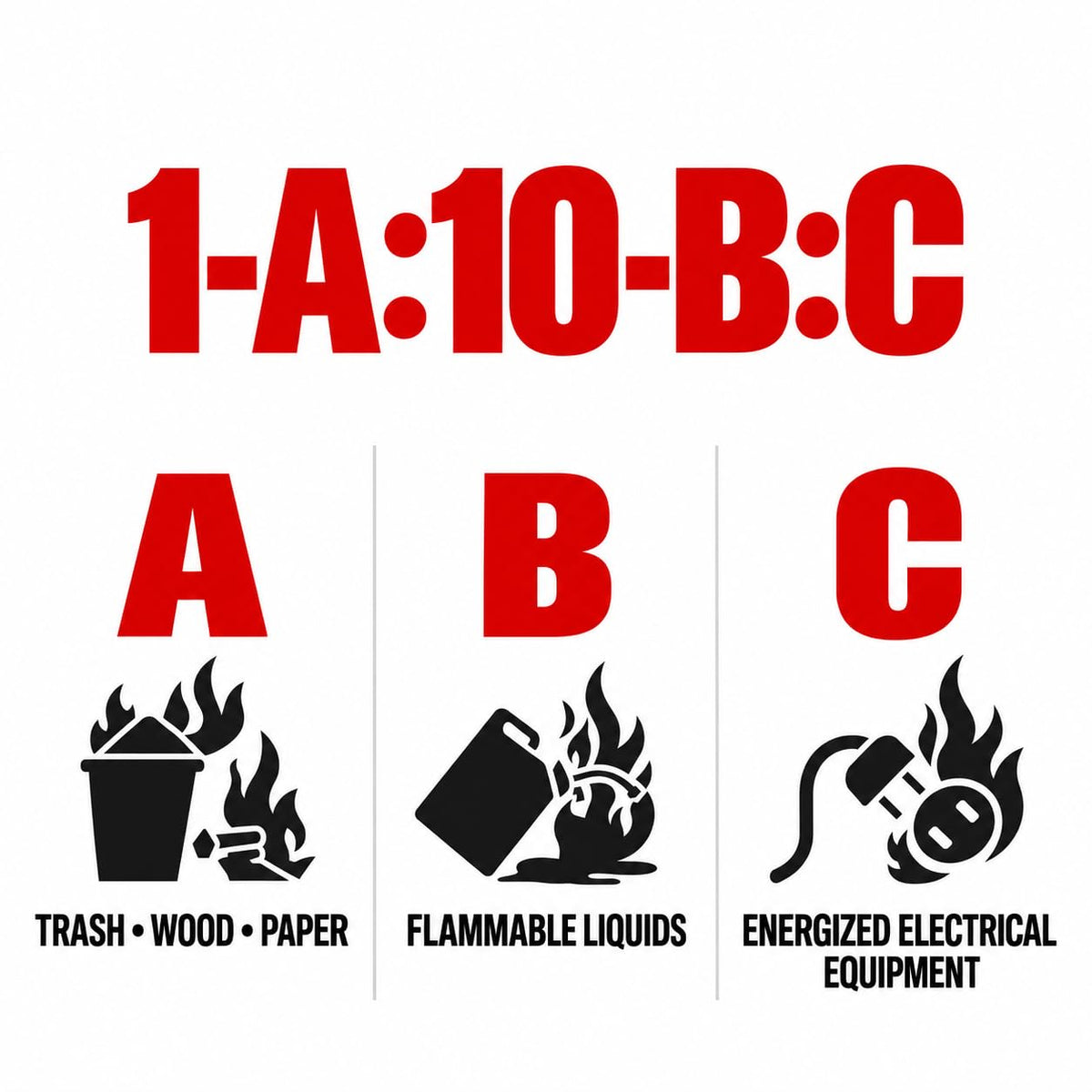 2.5 lb ABC Dry Chemical Fire Extinguishers 1-Pack J642714
