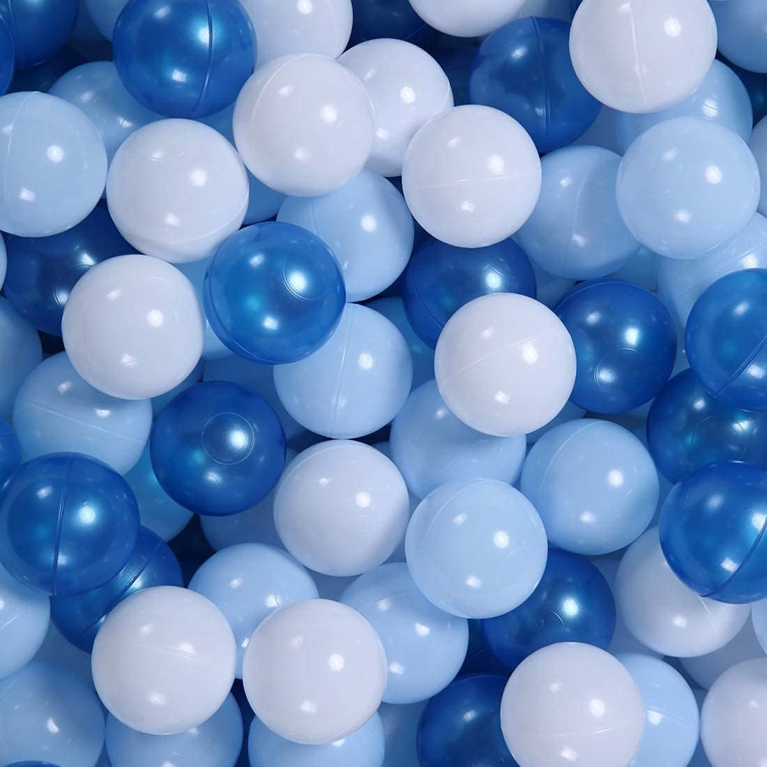 100 Balls Plastic Ball Pit Balls W7827