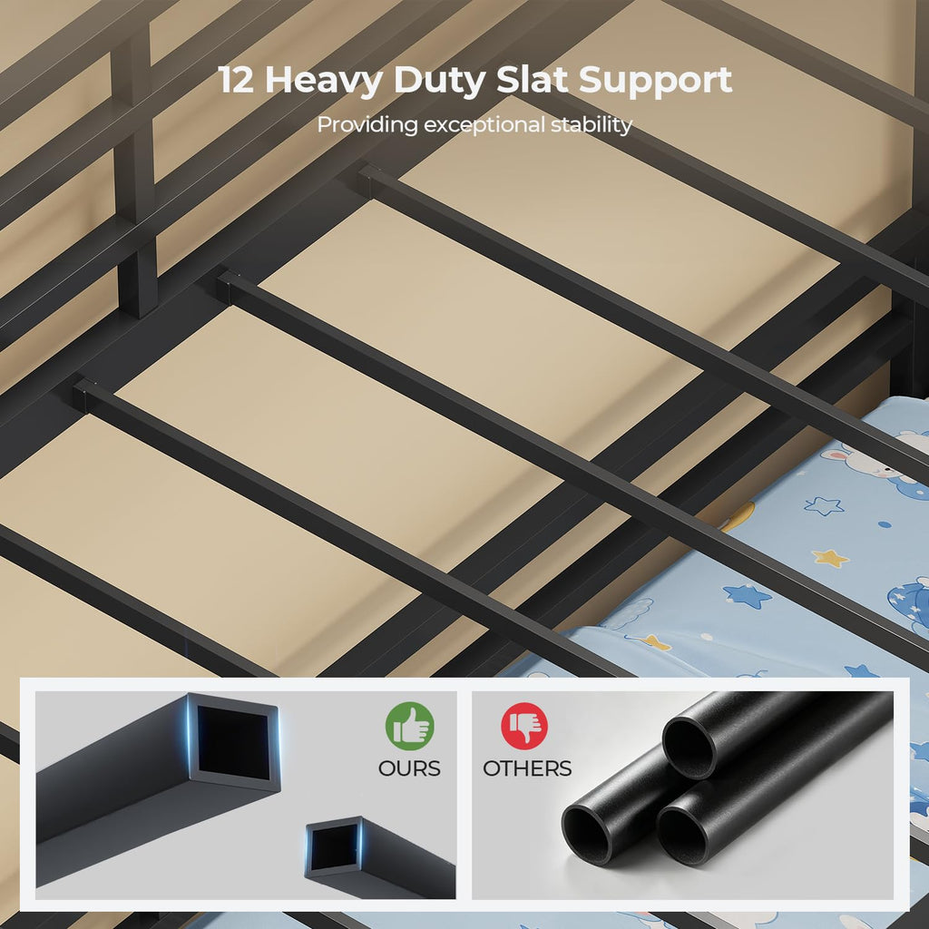 Triple Bunk Bed with 6 Storage Drawers O17388