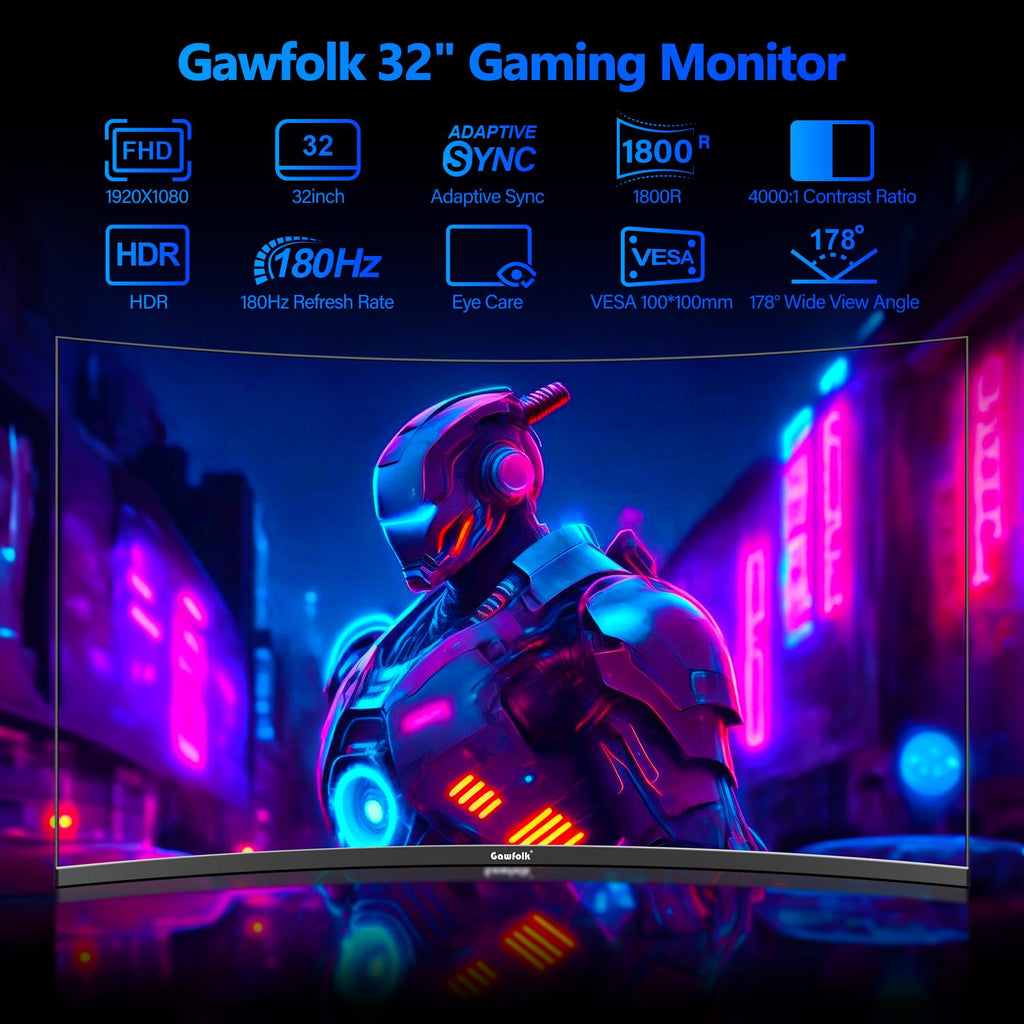 32 inch Curved Gaming Monitor 165HZ W8846