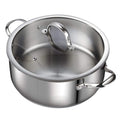 7 Quart Stainless Steel Stock Pot with Lid Q43402