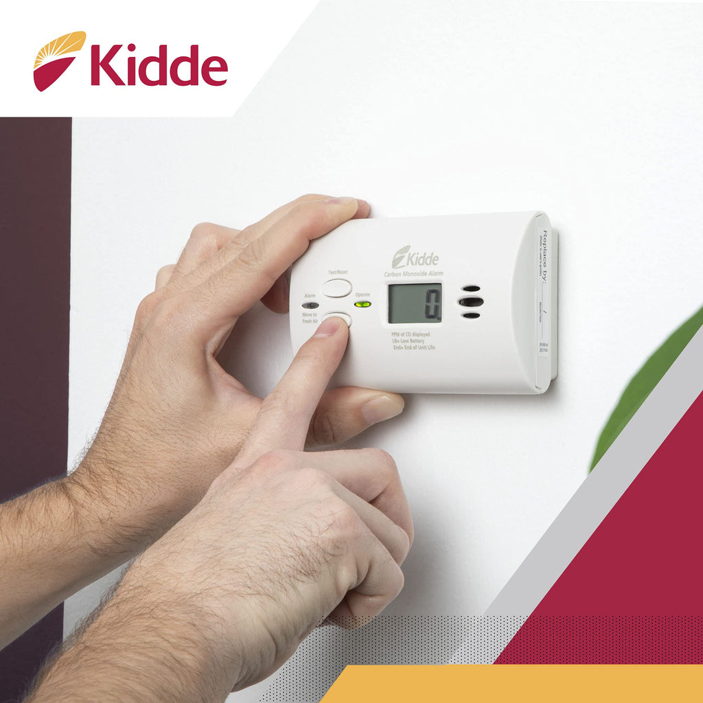 Carbon Monoxide Detector, AA Battery Powered CO Alarm O50641
