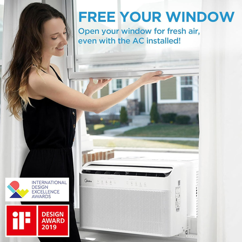 12,000 BTU U-Shaped Smart Inverter Window Air Conditioner W51175