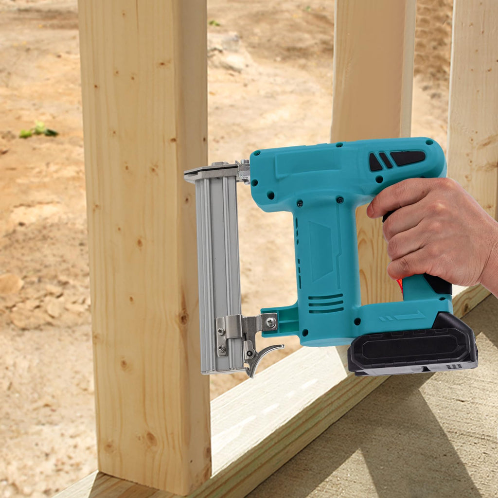 Cordless Battery Powered Brad Nailer Kit with Carrying Case X449189