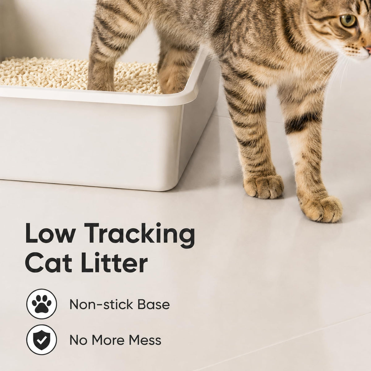 Tofu Cat Litter, Fast Clumping, 22.4 lb V545682