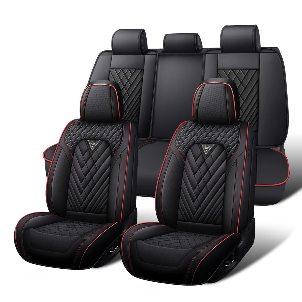 Waterproof Nappa Leather Full Set Car Seat Covers O97788