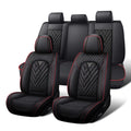 Waterproof Nappa Leather Full Set Car Seat Covers O97788
