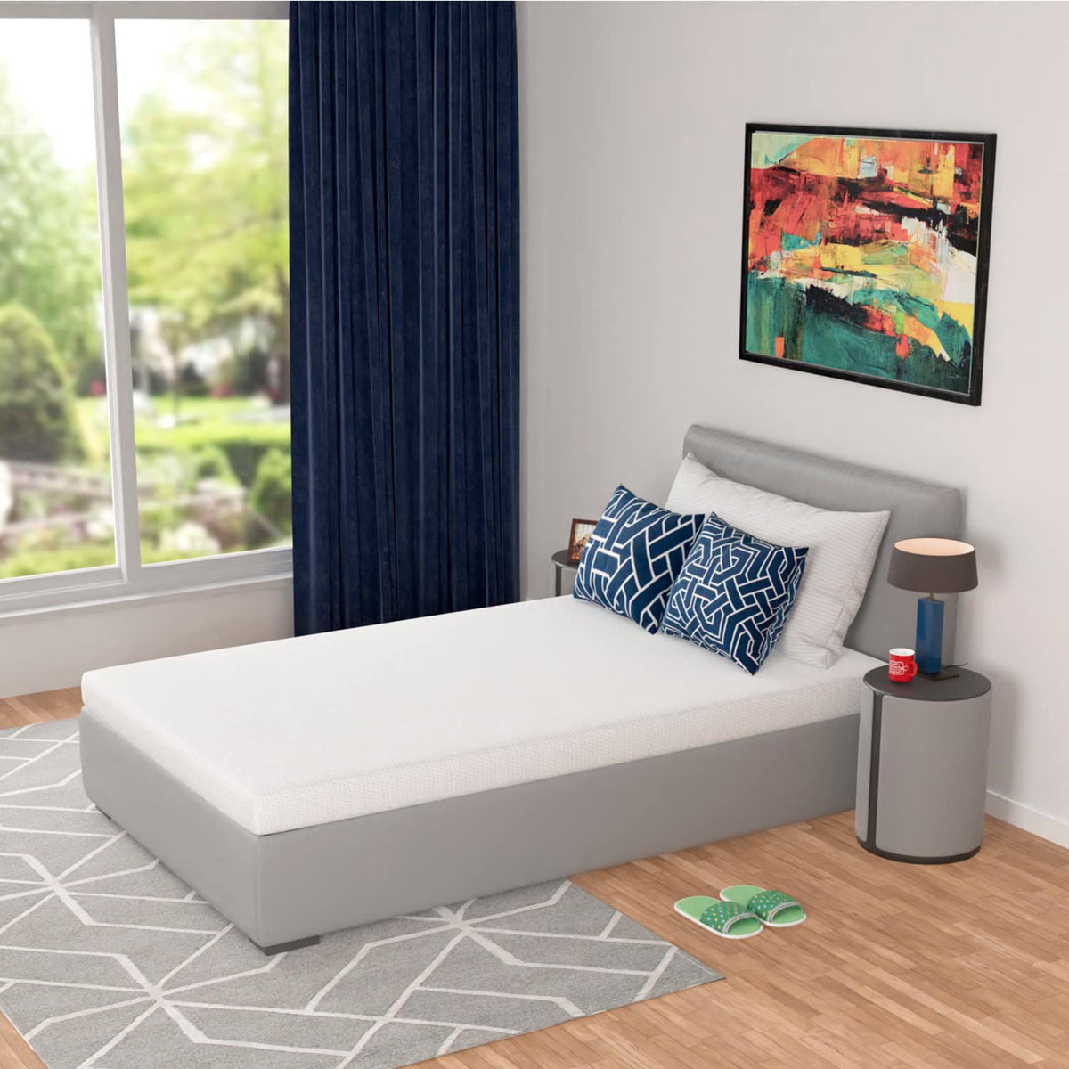 5 Inch Twin Mattress Green Tea Gel Memory Foam R504