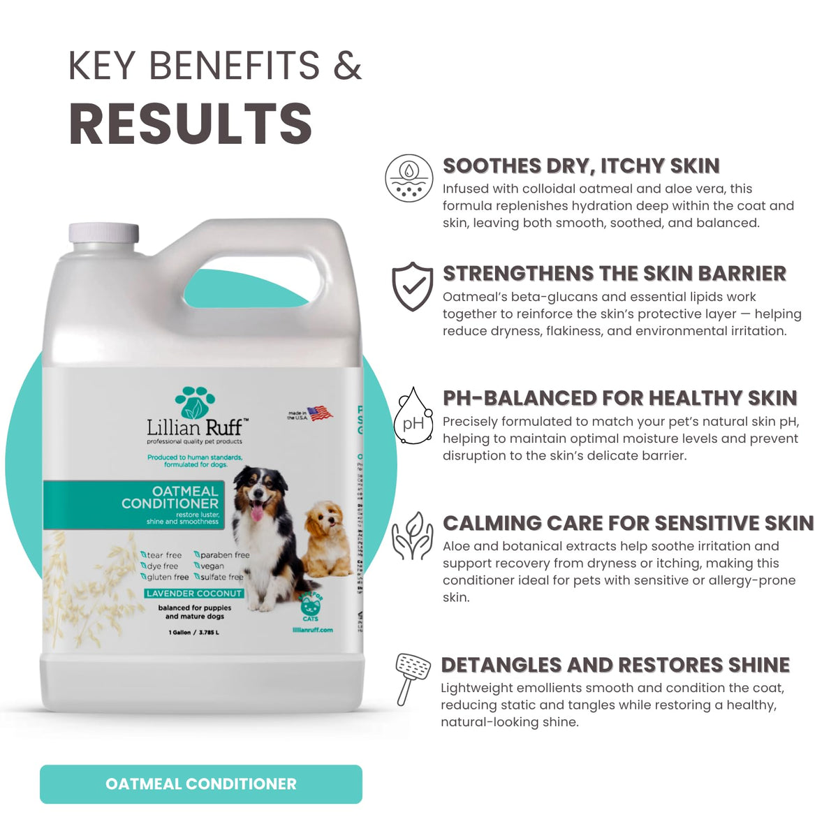 Oatmeal Dog Conditioner G75684