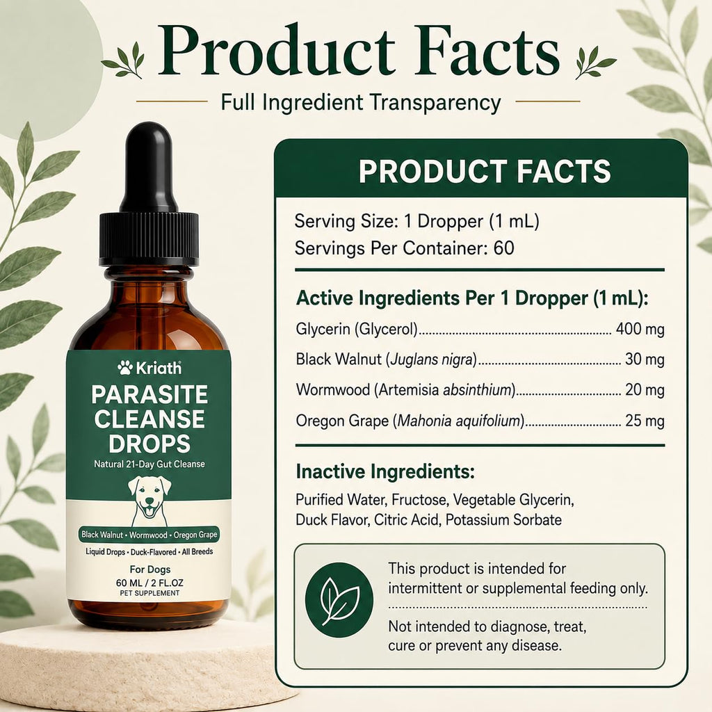 Black Walnut & Wormwood Herbal Drops 60 mL / 2 Fl Oz M826441