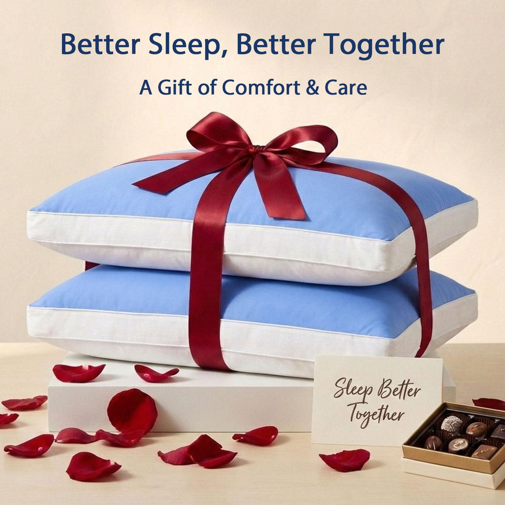 King Size Set of 2 Down Alternative Bed Pillows S4306
