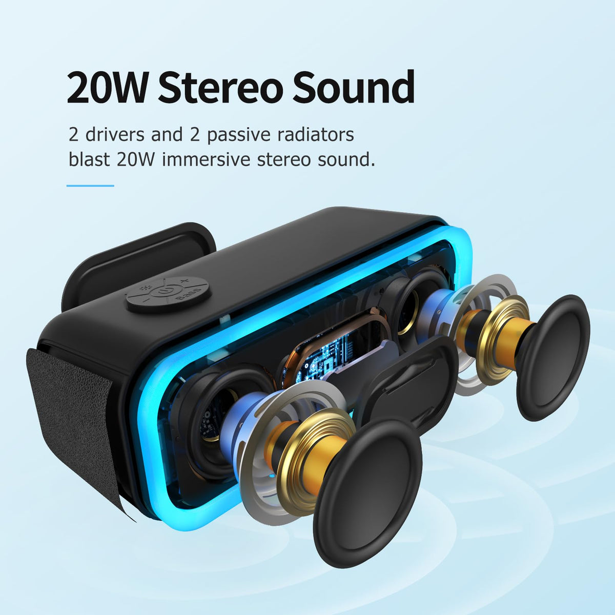 Bluetooth Speaker 20W Stereo Sound K503863